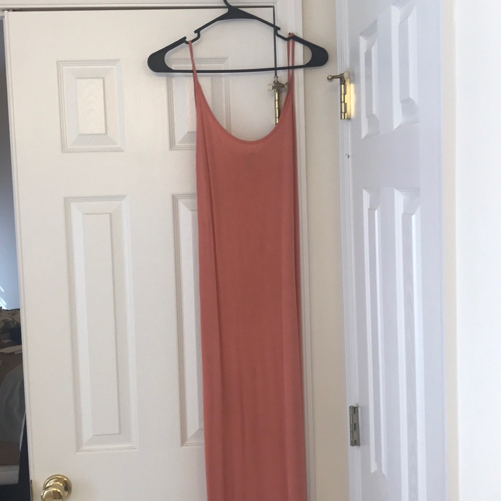 Extra long maxi dress